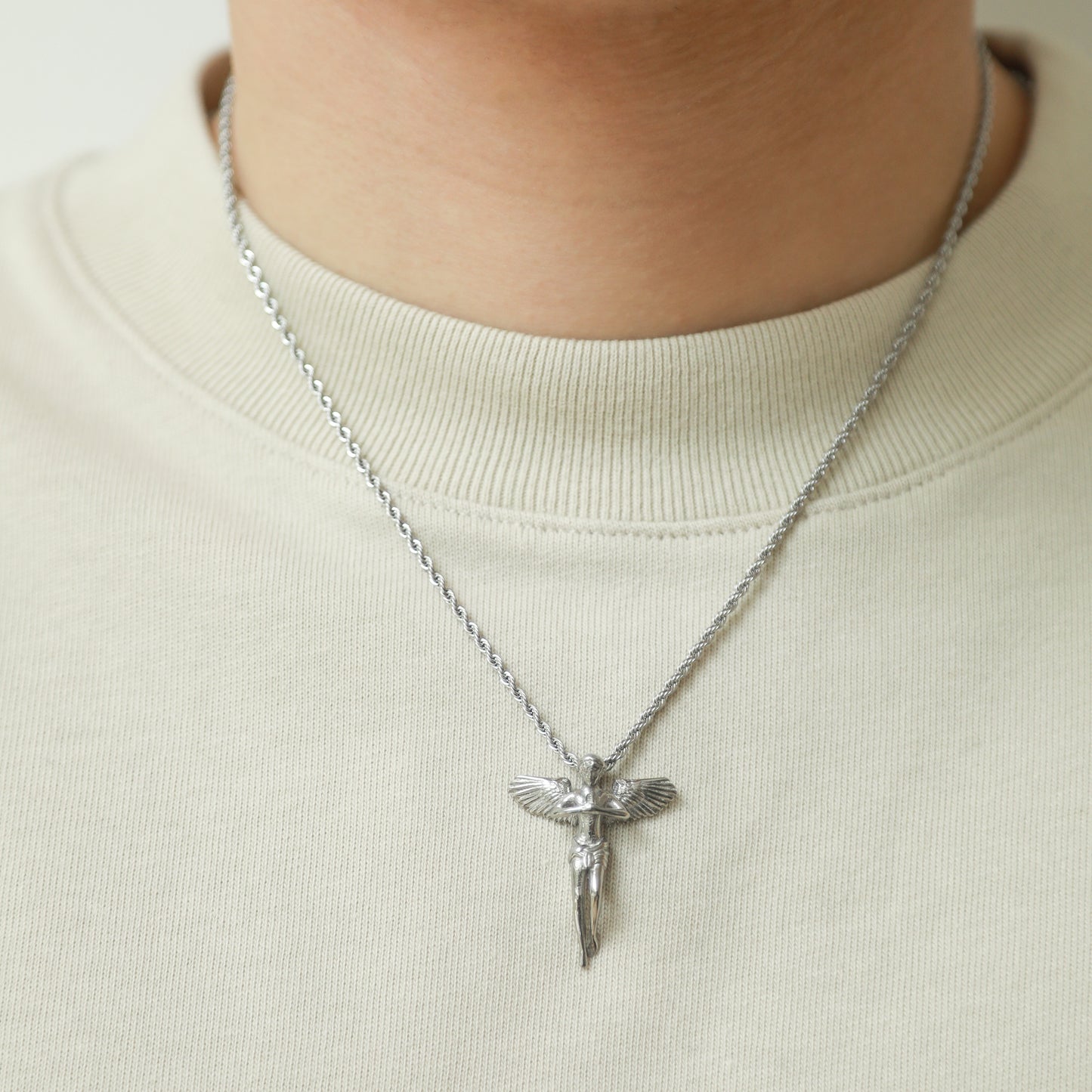Angel Pendant - Silver
