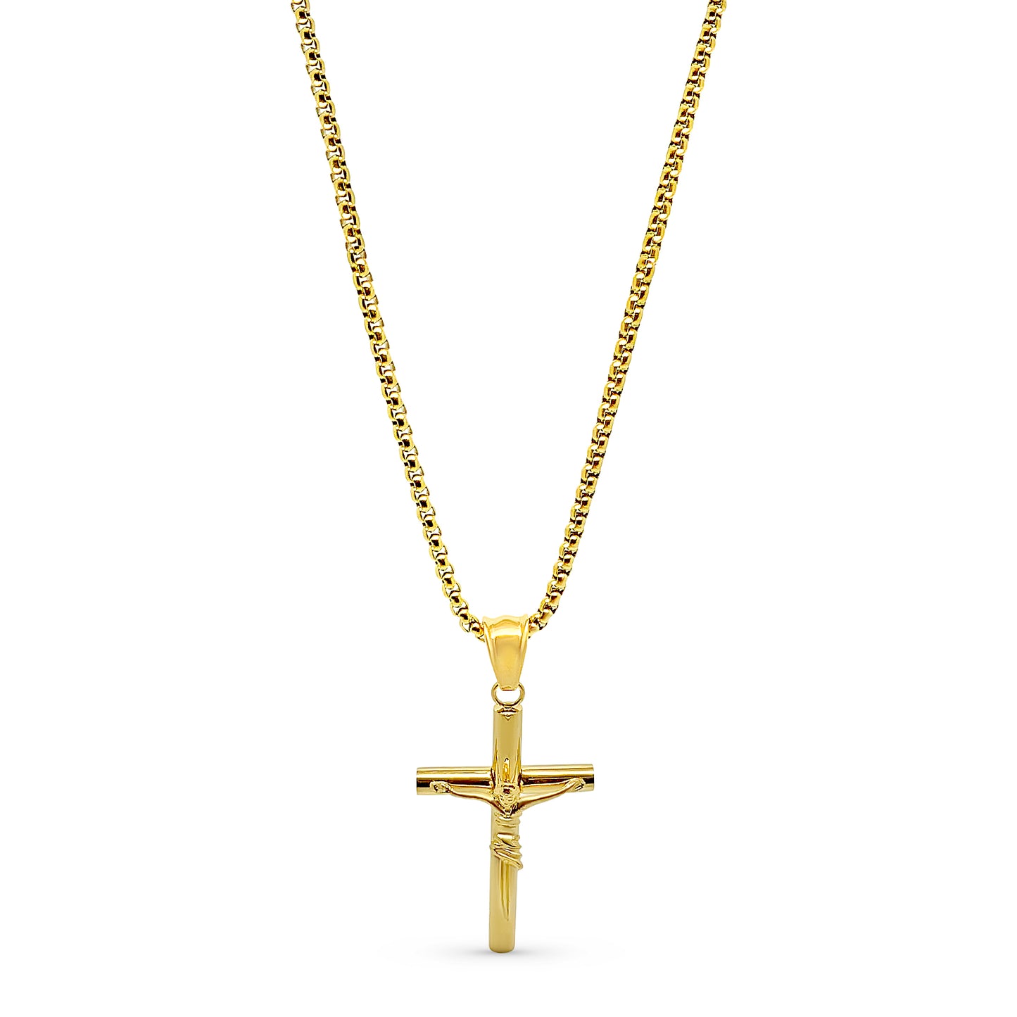 Discontinued Crucifix Pendant - Gold