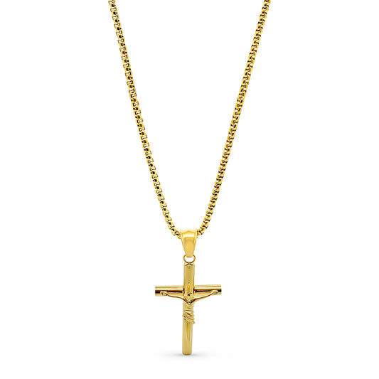 Discontinued Crucifix Pendant - Gold
