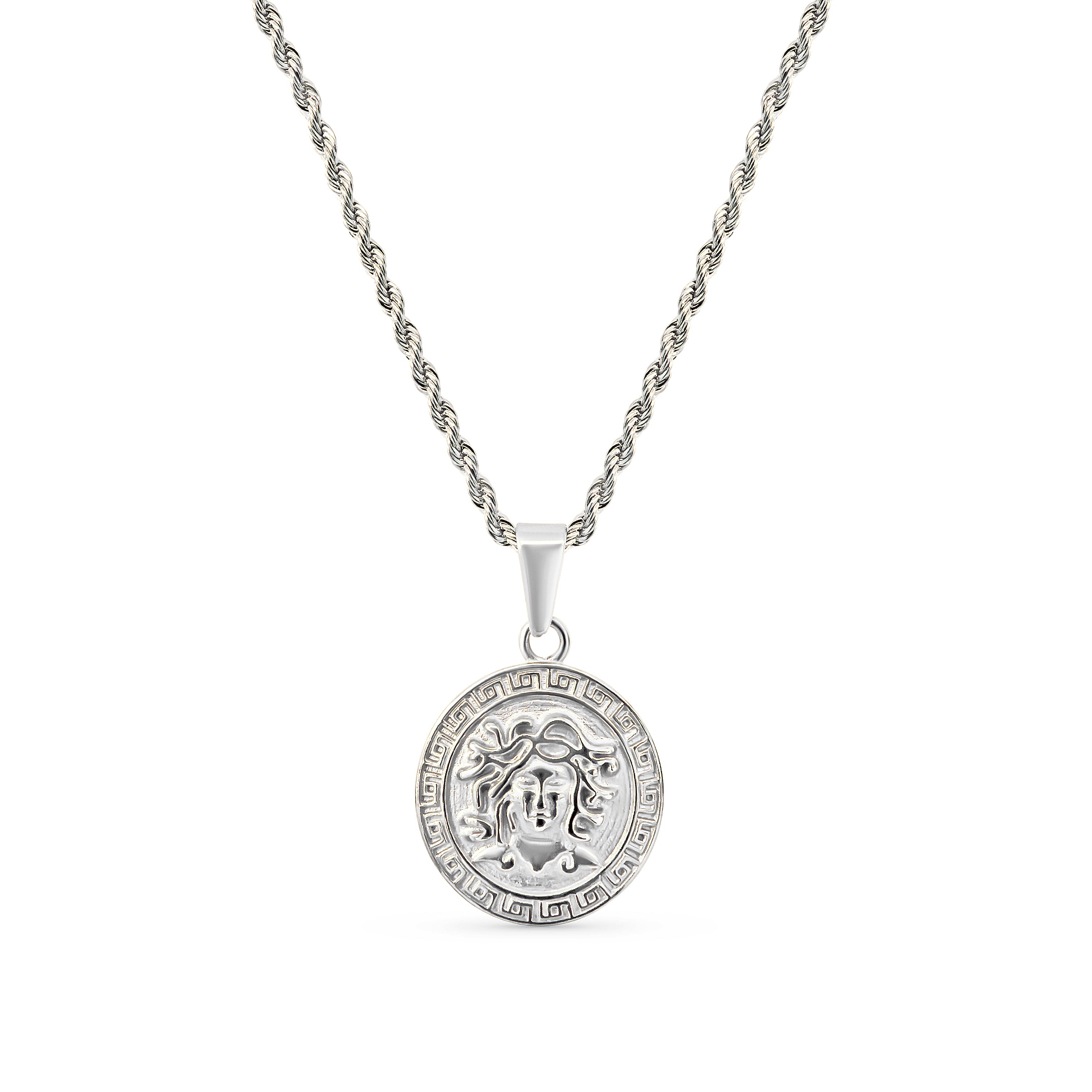 Medusa necklace clearance silver