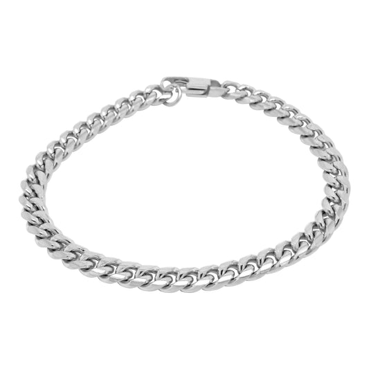 5mm Chain Bracelet - Silver
