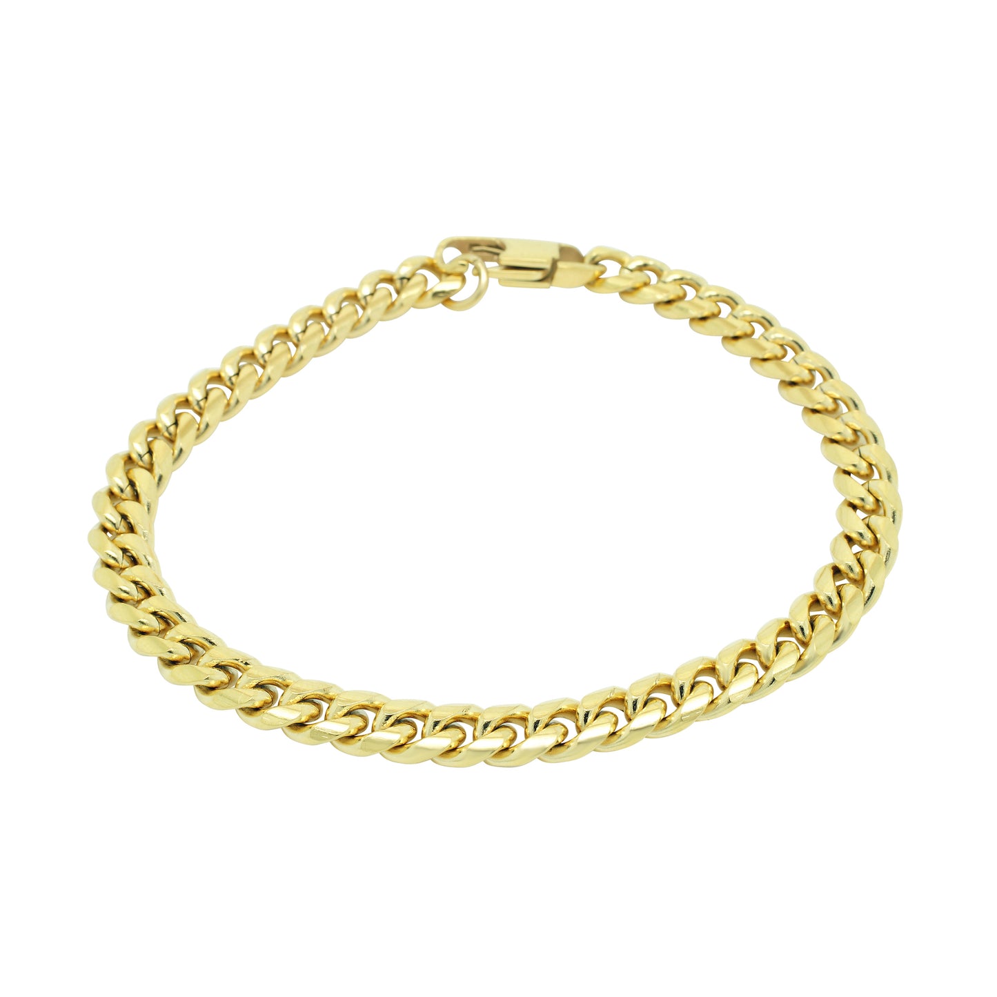 8mm Chain Bracelet - Gold