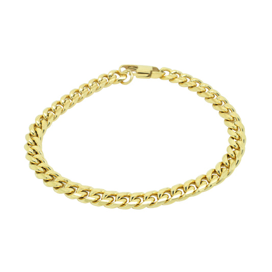12mm Chain Bracelet - Gold