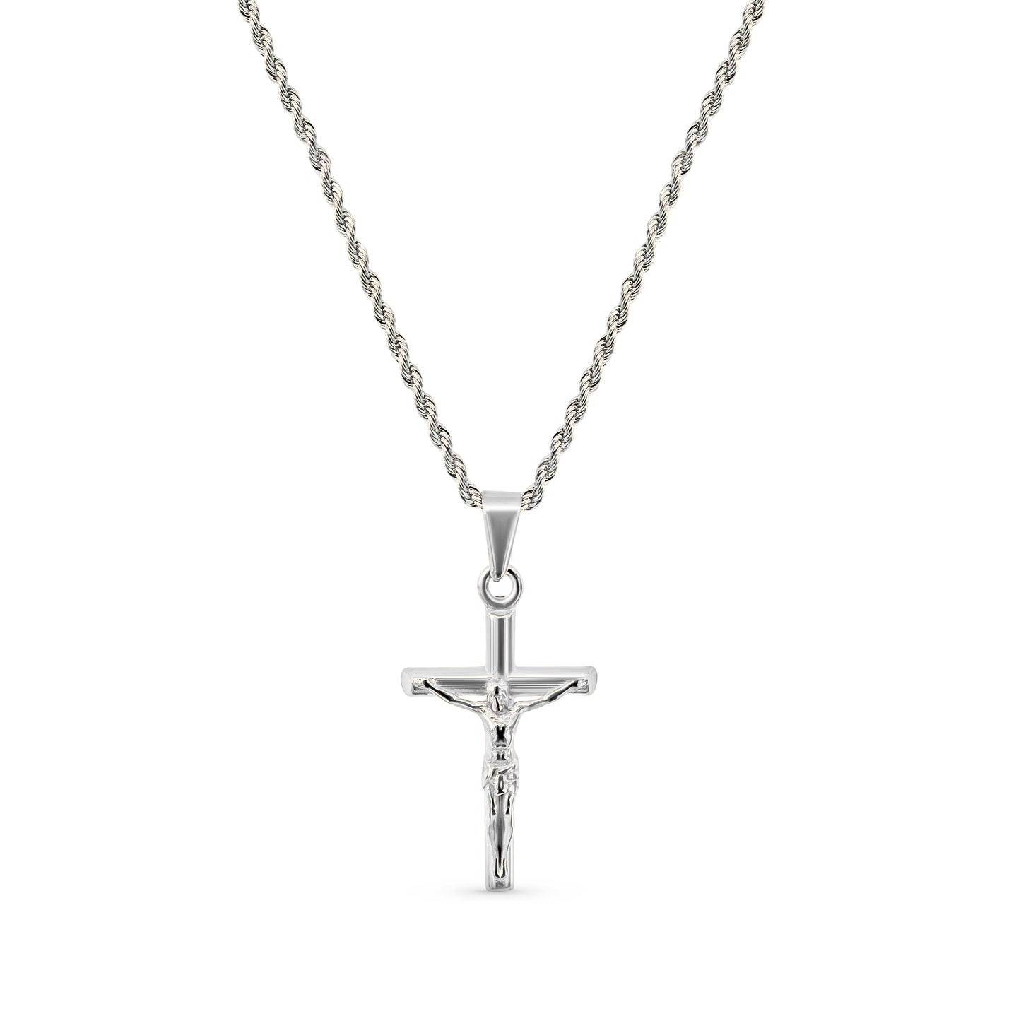 Crucifix Pendant - Silver