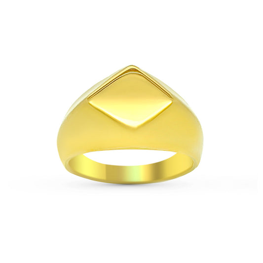 Diamond Signet - Gold